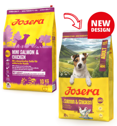Josera Mini Salmon & Chicken Hundefutter – 5 X 900g + Knuspies 150g, Glutenfrei Für Kleine Hunde