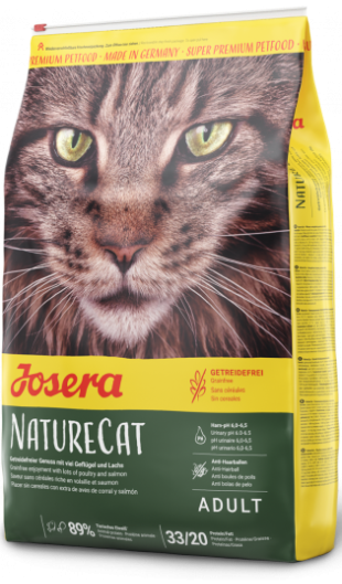➤ Беззерновой сухой корм JOSERA NatureCat для взрослых кошек и котов