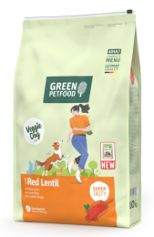 Пакування вегетаріанського безглютенового корму для дорослих собак Green Petfood Red Lentil (Origin) 10 кг